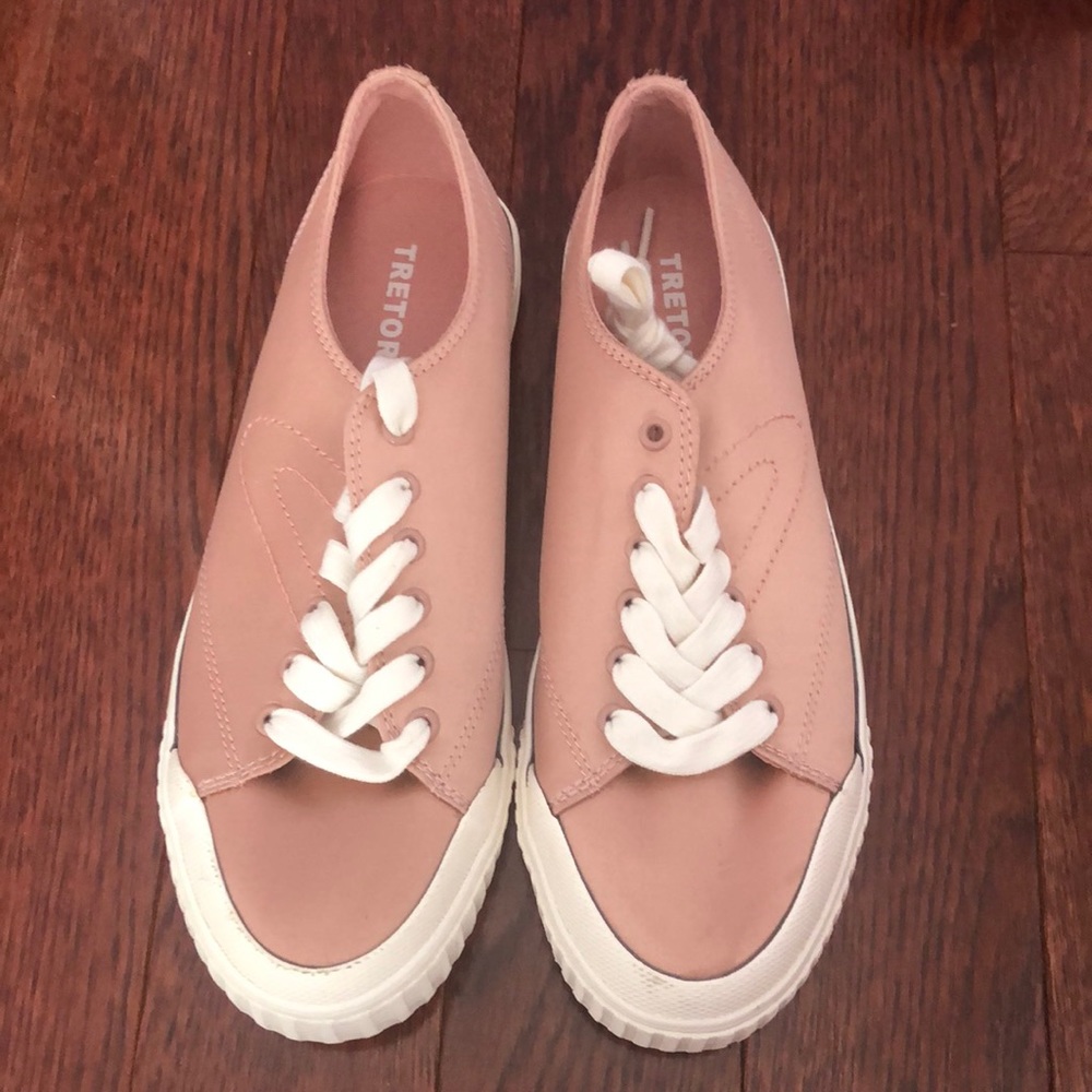 Tretorn pink Satin shoes